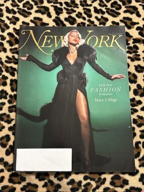 2018 MARY J BLIGE 🎤 New York Magazine Spring Fashion Issue Singer Actress NYC